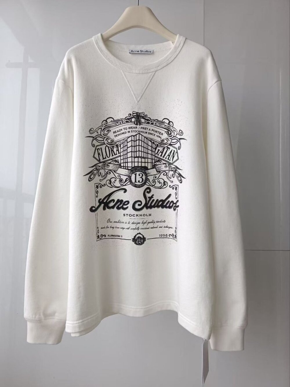 Acne studios nikoleta fl sweatshirt